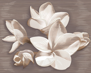 Панно Амати Цветок Белый/Amati Plumeria Alba