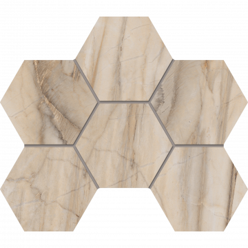 Мозаика BR01 Hexagon 25x28,5 непол.