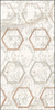 Декор Апулия Золотая Гексагон/Apulia Oro Hexagone