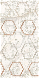 Декор Апулия Золотая Гексагон/Apulia Oro Hexagone