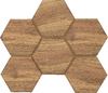 Мозаика SI02 Hexagon 25x28,5x10 непол.