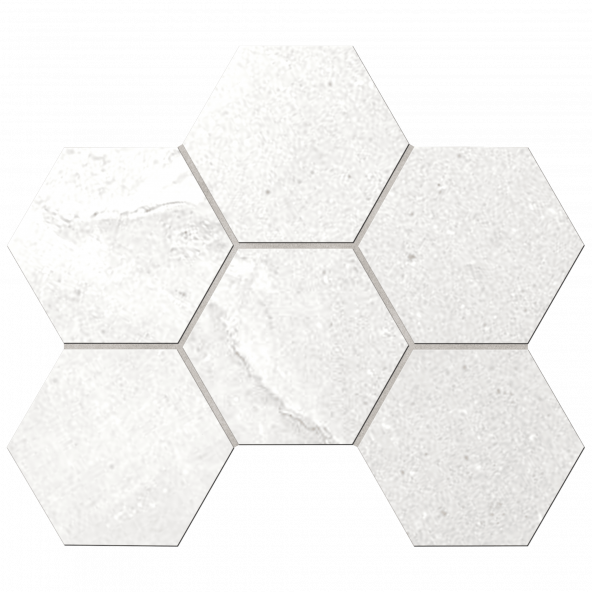 Мозаика KA00 Hexagon 25x28,5 непол.(10 мм)
