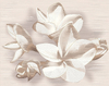 Панно Амати Цветок Беж/Amati Plumeria Beige