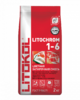 Цементная затирочная смесь LITOCHROM 1-6 C.500 красный кирпич 2кг
