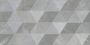 Декор Опал Геометрия Серый/Opale Grey Geometria